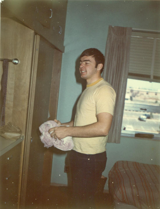 1969 10-4 OSU Dorm Room Tony.jpg (215663 bytes)